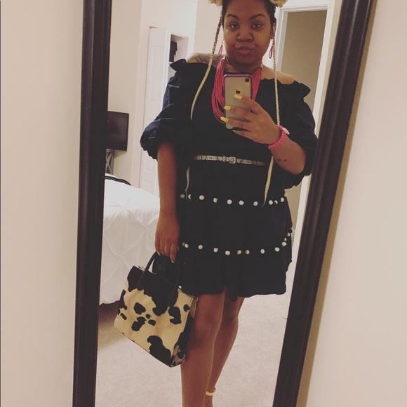 Dresses & Skirts - Navy blue off shoulder dress Dresses & Skirts - Navy blue off shoulder dress
